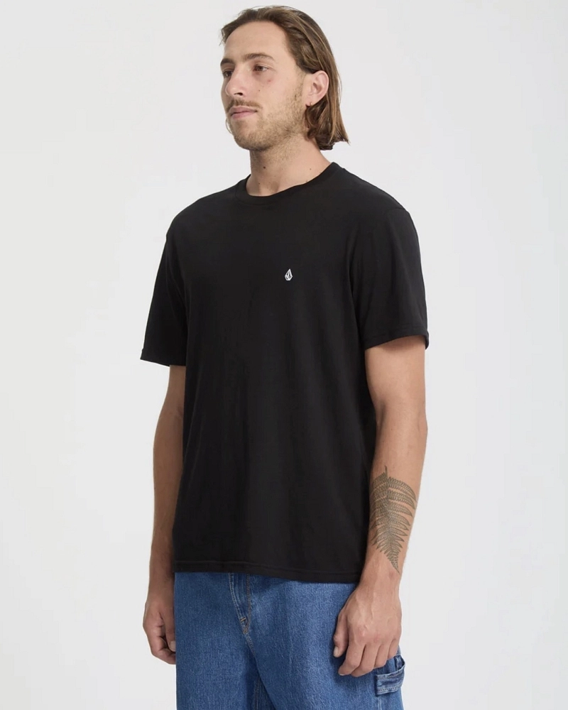 Volcom Stone Blanks T-Shirt — Negro Volcom Stone Blanks T-Shirt — Negro