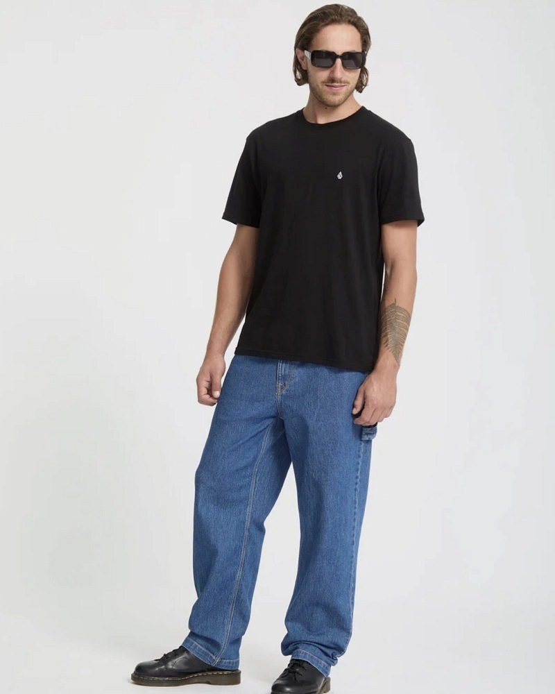 Volcom Stone Blanks T-Shirt — Negro Volcom Stone Blanks T-Shirt — Negro