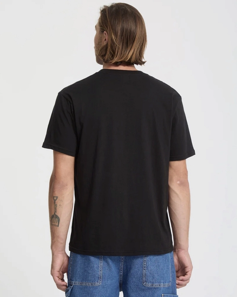 Volcom Stone Blanks T-Shirt — Negro Volcom Stone Blanks T-Shirt — Negro